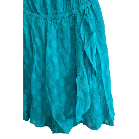 NWT Lilly Pulitzer Rochelle Off The Shoulder Romper Mini Dress Small Lily Green - Picture 6 of 12